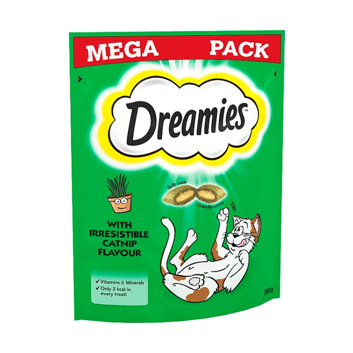 Dreamies Cat Treats Catnip 200g