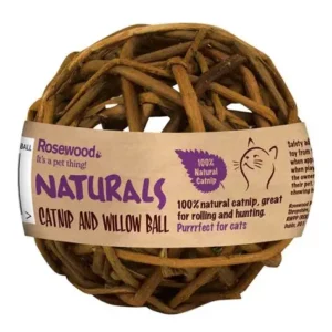 Rosewood Naturals Willow & Catnip Marbles Ball