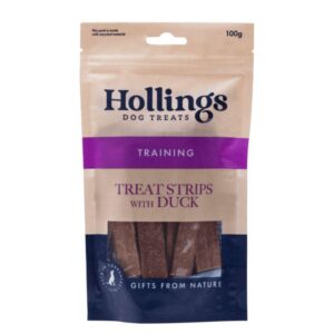 Hollings Training Treat Strips with Duck, 100g