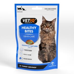 VETIQ Healthy Bites Breath & Dental Cat Treats, 65g