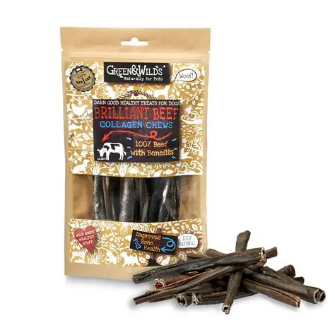 Green & Wilds Brilliant Beef Collagen Chews 100g