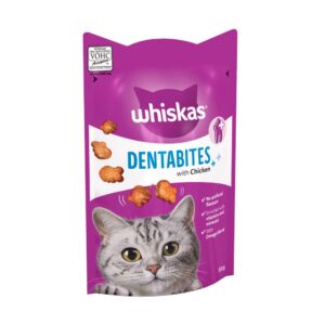 Whiskas Dentabites Cat Treats with Chicken - 50g