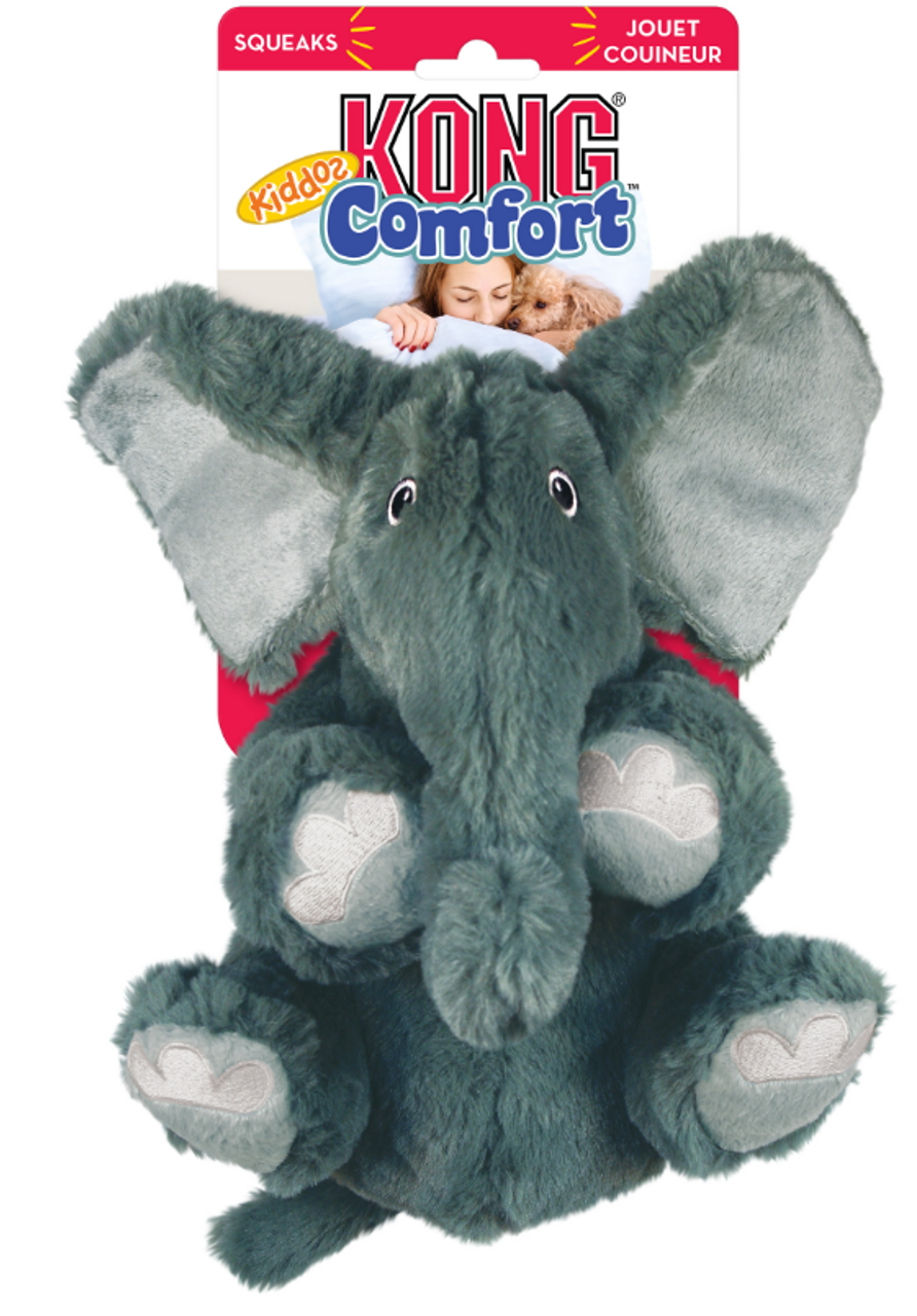 Kong Comfort Kiddo Elephant Dog Toy - Small