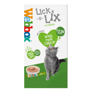 Webbox Cat Lick-e-Lix with Catnip, 5 x 15g Sachet