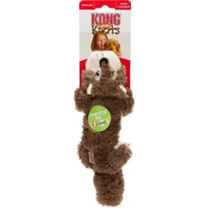 KONG Scrunch Knots Squirrel Dog Toy - Medium/Large