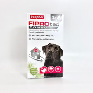Beaphar FIPROtec COMBO Spot On for Large Dogs (20-40kg) 3tmnt