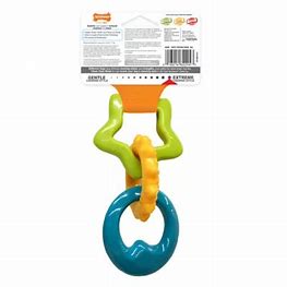 Nylabone Puppy Teething Ring - Bacon Flavour