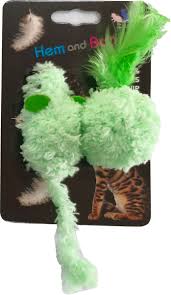 Hem & Boo Cat Teasers & Pouncers With Cat Nip & Ball