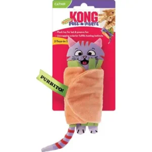 Kong Pull A Part Purrito with catnip